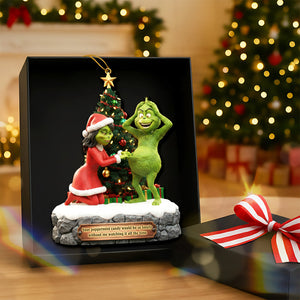 Naughty Couple Christmas Ornament - Personalized Gifts For Couple 03kiqn130925