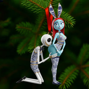 Playful Couple Christmas Ornament - Personalized Funny Gifts For Couple 06OHLU041025