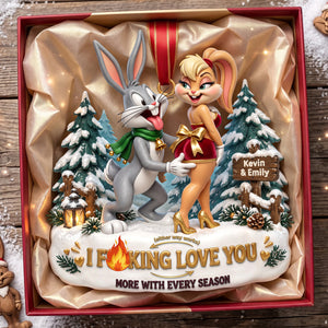 Sassy Couple Acrylic Ornament - Personalized Christmas Gift For Couples 02QHTA170926