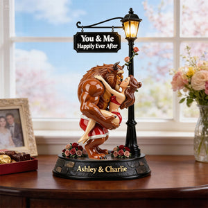 Playful Fairytale Couple Acrylic Plaque - Personalized Gift For Couples 07NAQN270126
