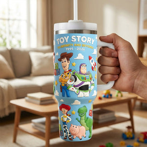 Cute Adventure Characters 40oz Tumbler - Personalized Gifts 02natn090226