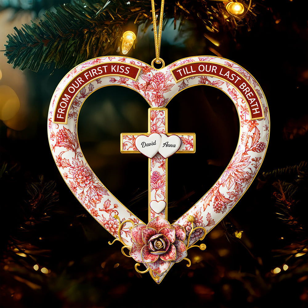 Christian Couple Christmas Ornament - Personalized Gifts For Couple 02toqn300925