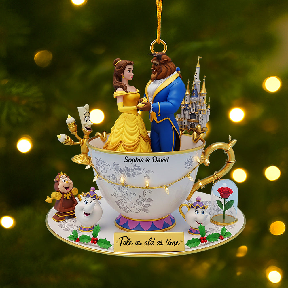 Fairy Tales Christmas Acrylic Ornament Personalized Gifts For Couple 04ohtn140825