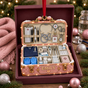Nurse Christmas Ornament - Personalized Gifts for Christmas 09ttlu081026