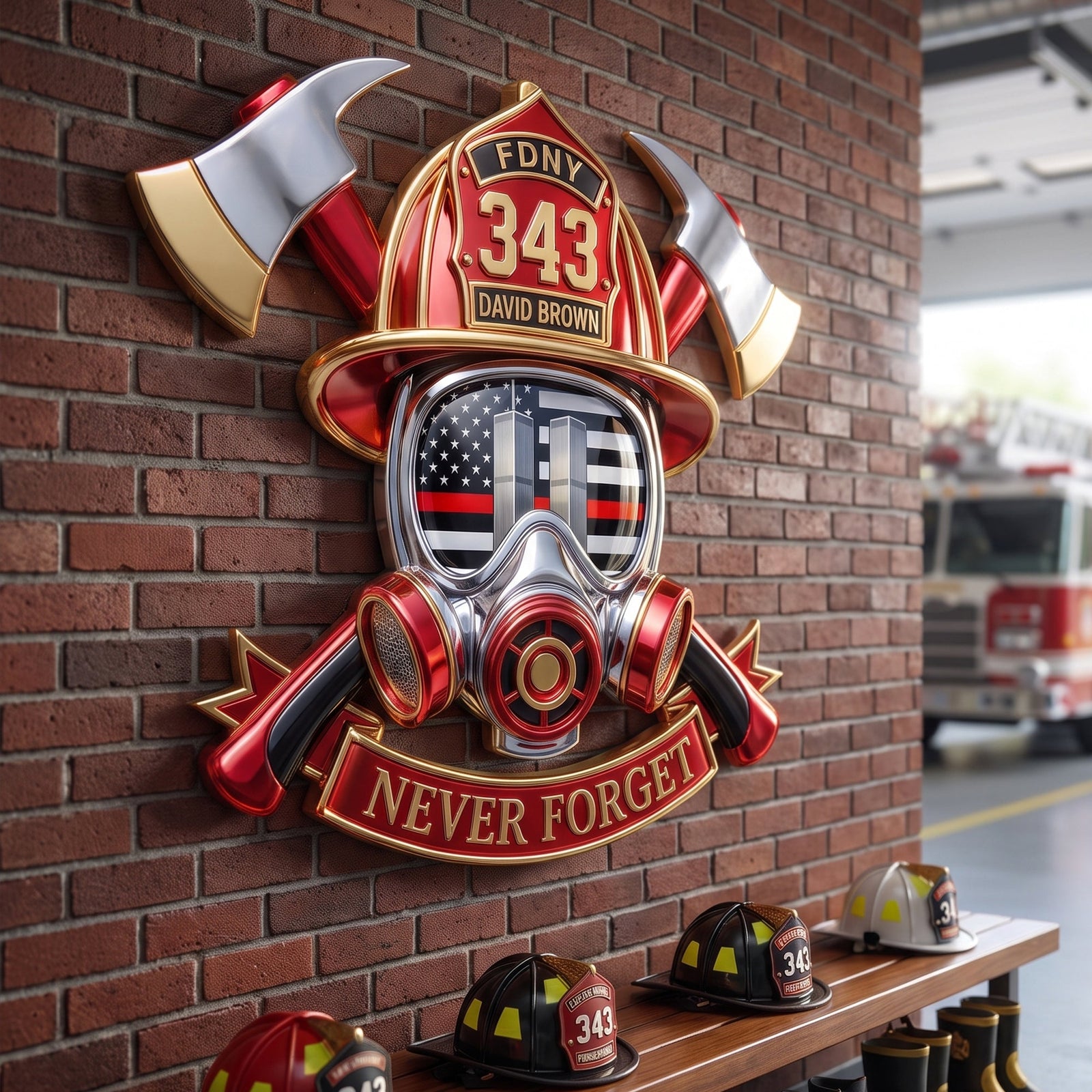 Never Forget Cut Metal Sign - Personalized Gifts For Firefighter 01huqn280726