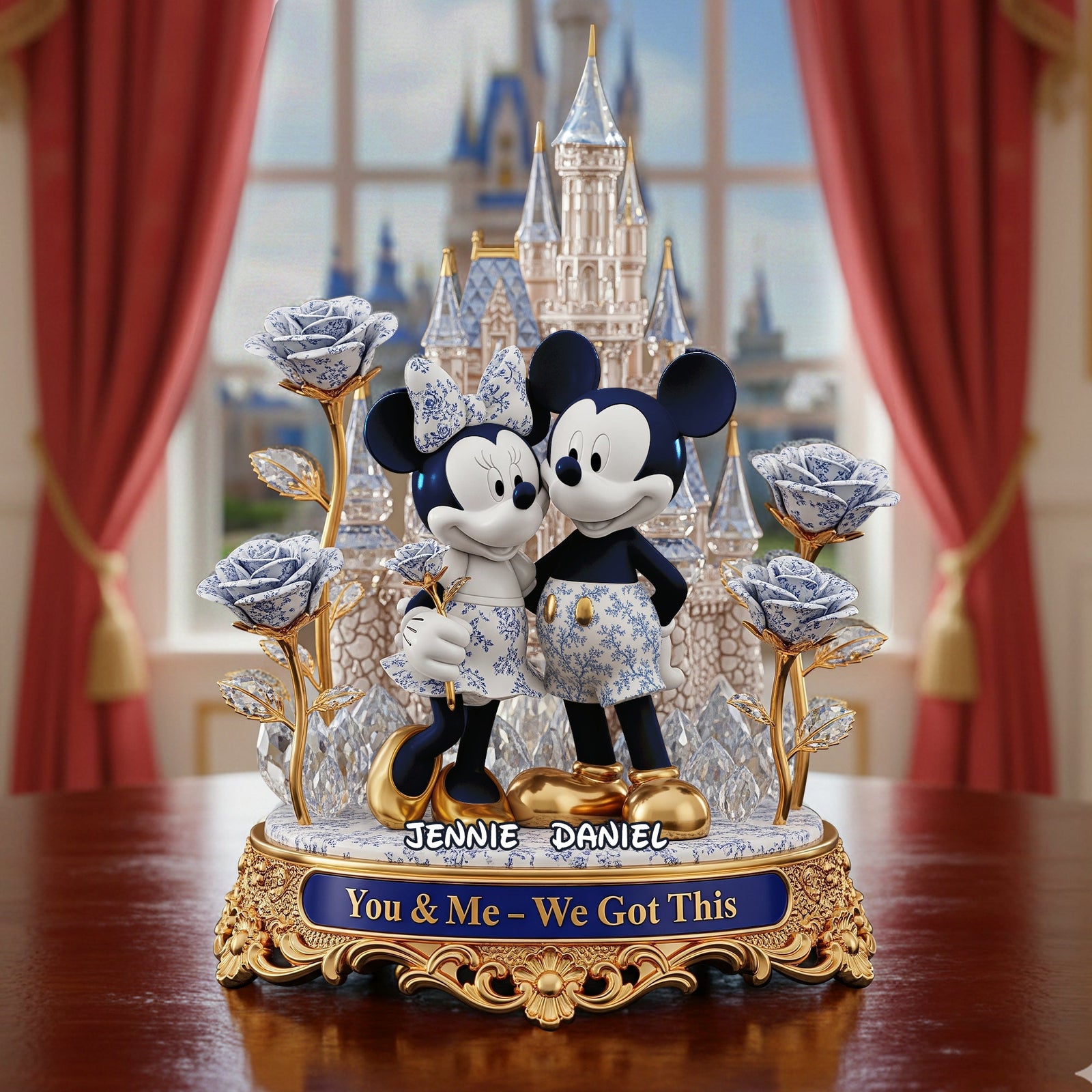 Castle Of Love Ornament - Personalized Christmas Gifts For Couples 04PGLU190925