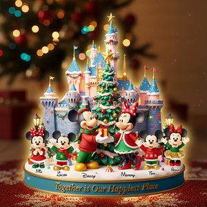 Happy Castle Light Box Personalized Gifts For Family 05PGDT041125