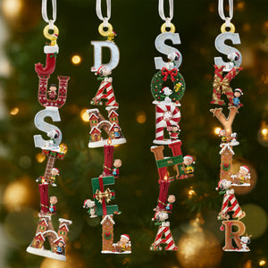 Custom Alphabet Letter Ornament Personalized Christmas Gifts 03kimg251025