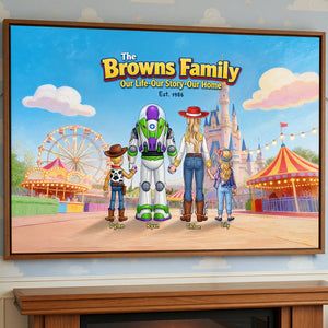 Family Adventure Canvas - Personalized Gifts For Family 02HUDT200626