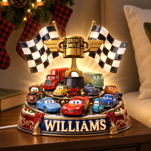Speed Champion Acrylic Light Box - Personalized Christmas Gifts 08tyqn211026