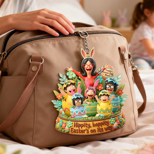 Happy Easter Day Mom Keychain - Personalized Gifts For Mom 05pamg130326