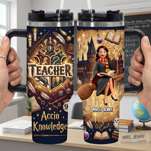 Magical Teacher 40oz Tumbler – Personalized Gifts for Teacher 03natn220626-Homacus
