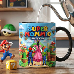 Super Mom & Mini Power Squad Magic Coffee Mug - Personalized Gifts For Moms 03NATN080426PA
