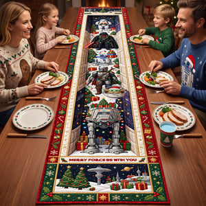 Empire Celebrates The Holidays Quilted Table Runner - Personalized Christmas Gifts For Family 01hata200826