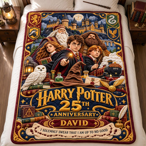 25 Years Of Timeless Adventures Blanket - Personalized Anniversary Gift For Fantasy Lovers 04OHLU021026