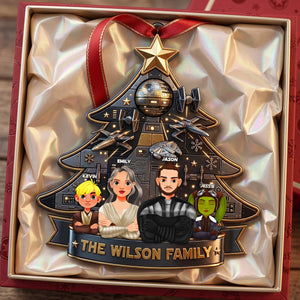 Universe Family Christmas Ornament - Personalized Gifts For Family Christmas Ornament 04NATA030826