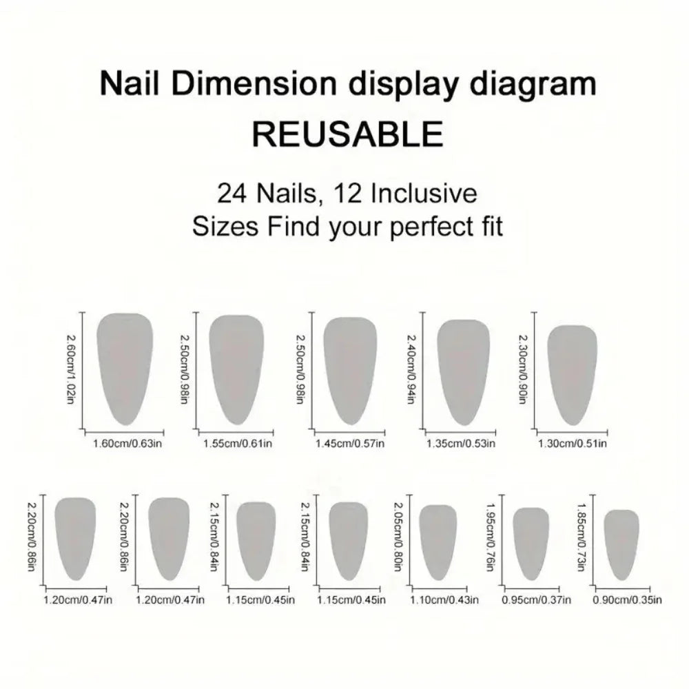 Halloween Gifts For Her Almond Shaped Press-On Nails 01acxx200825-Homacus