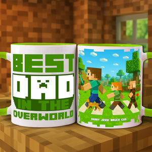 Best Dad In The Overworld Accent Mug - Personalized Gifts For Father 03TGLU290425-Homacus