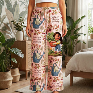 Garden Girl Pajama Pants - Personalized Gifts For Gardeners 03pata140126