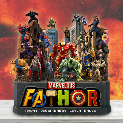 Hero Force Dad Acrylic Plaque - Personalized Gifts For Dad 03HULU220525