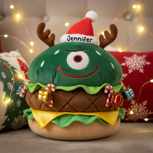 Funny Burger Custom Shape Pillow - Personalized Gifts For Kid 04PAQN101125