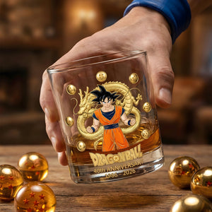 40th Anniversary Animated Legacy Round Glass - Personalized Gift 02NALU270126
