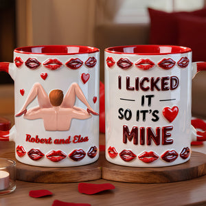Funny Coffee Accent Mug - Personalized Gifts For Couple 02OHDT190126