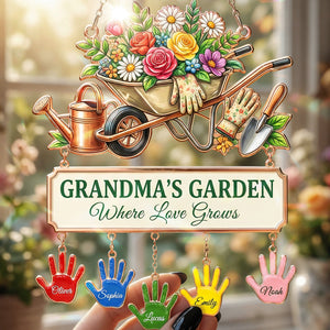 Lovely Garden Of Mom Suncatcher - Personalized Gifts For Moms 01tota100426