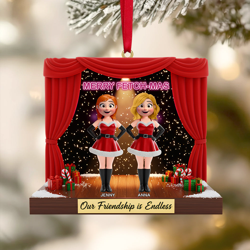 Merry Fetch-mas Ornament - Personalized Gifts For Besties 02natn201025-Homacus