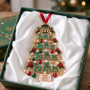The Beatles Christmas Tree Acrylic Ornament - Personalized Gifts For Music Lovers 06NATN151026