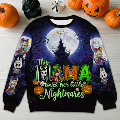 Mother's Of Little Nightmares Ugly Sweater - Personalized Gifts For Mom 01HULU300825