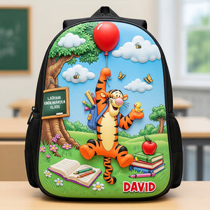 Floating To School Cute Cartoon Kid School Bag, Personalized Gifts For Kids 04qhtn010825-Homacus