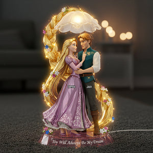 Fairy Tale Acrylic Light Box - Personalized Gifts For Couples 02natn271125