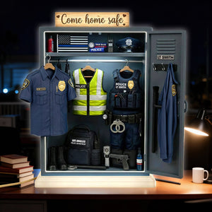 Police Personal Locker Light Box, Personalized Gifts For Police Office, Sheriff, Detective,... 01qhqn221225
