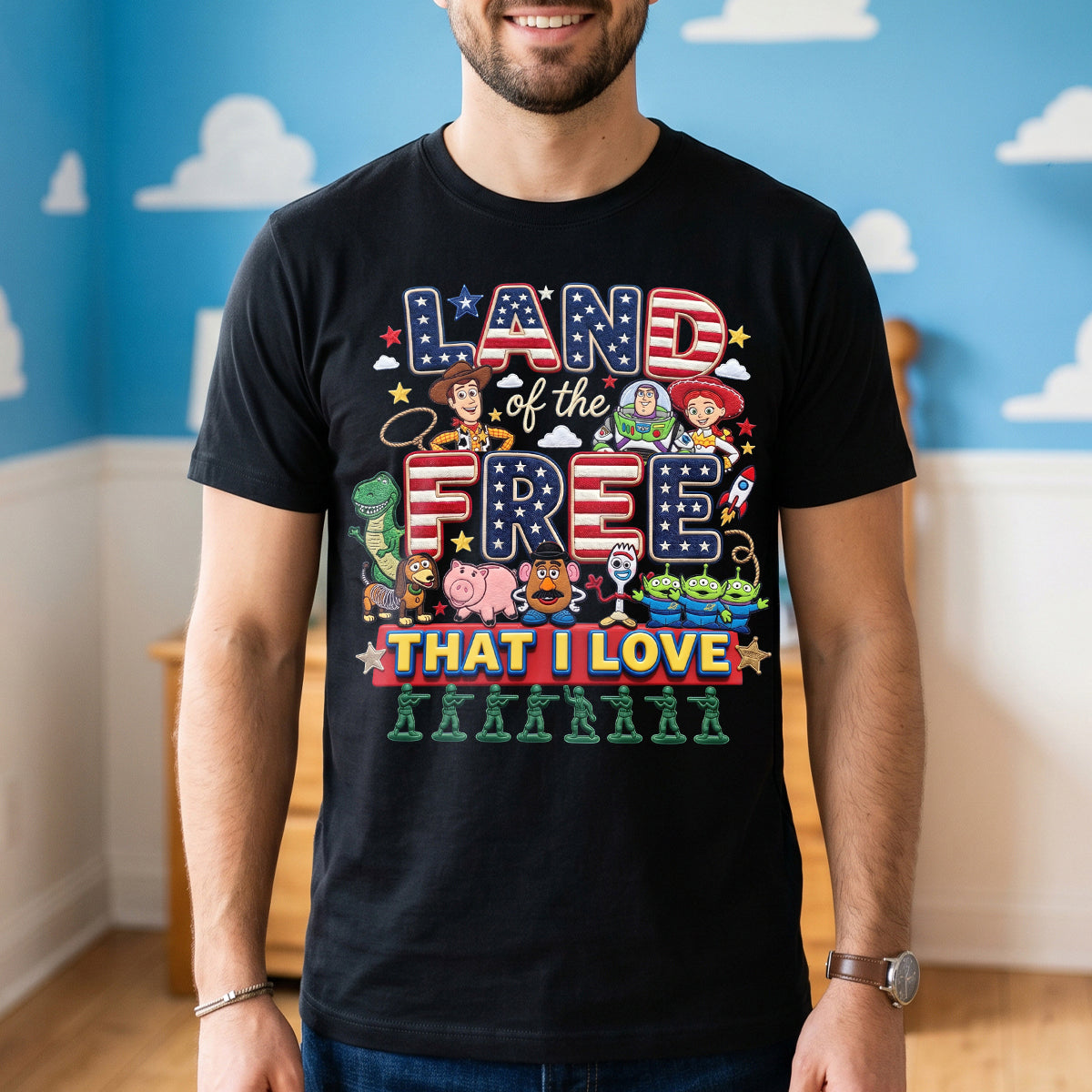 Land of Free Shirt - Personalized Gifts For Patriots 02patn160626