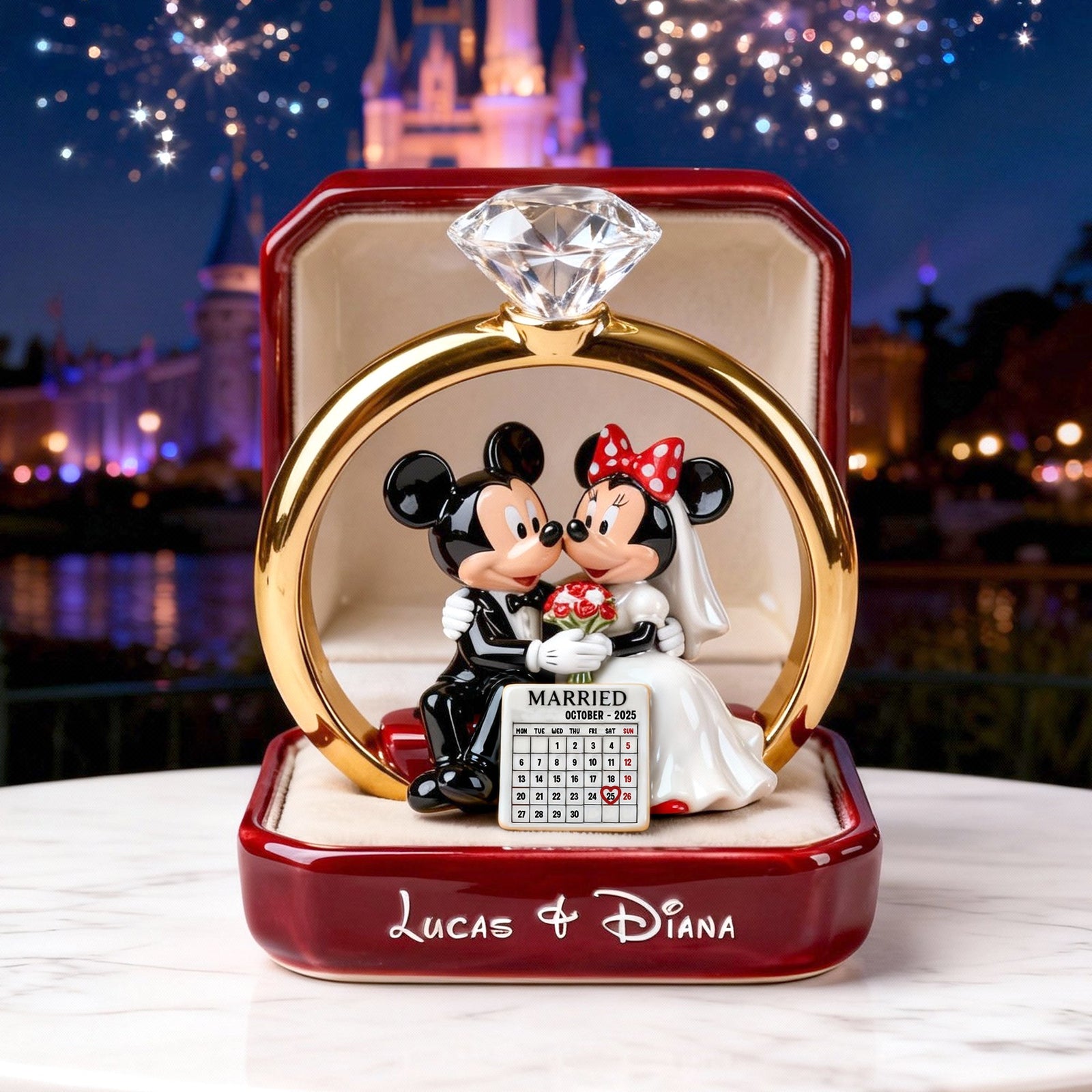 Romantic Married Couple Acrylic Plaque - Personalized Gifts For Couples 04OHTN080126