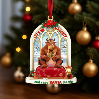 Personalized Funny Gifts For Couple Christmas Ornament 03natn110925