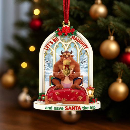 Personalized Funny Gifts For Couple Christmas Ornament 03natn110925