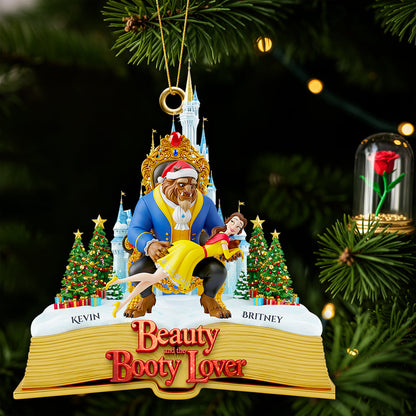 B**ty Lover Christmas Ornament, Personalized Gifts For Couple 04NADT220925