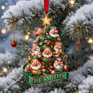 Seven Little Friends Christmas Ornament - Personalized Gifts For Family 01halu190826