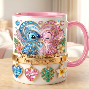 Experiment Couple Accent Mug Personalized Gifts For Couple 01HUTN301225-Homacus