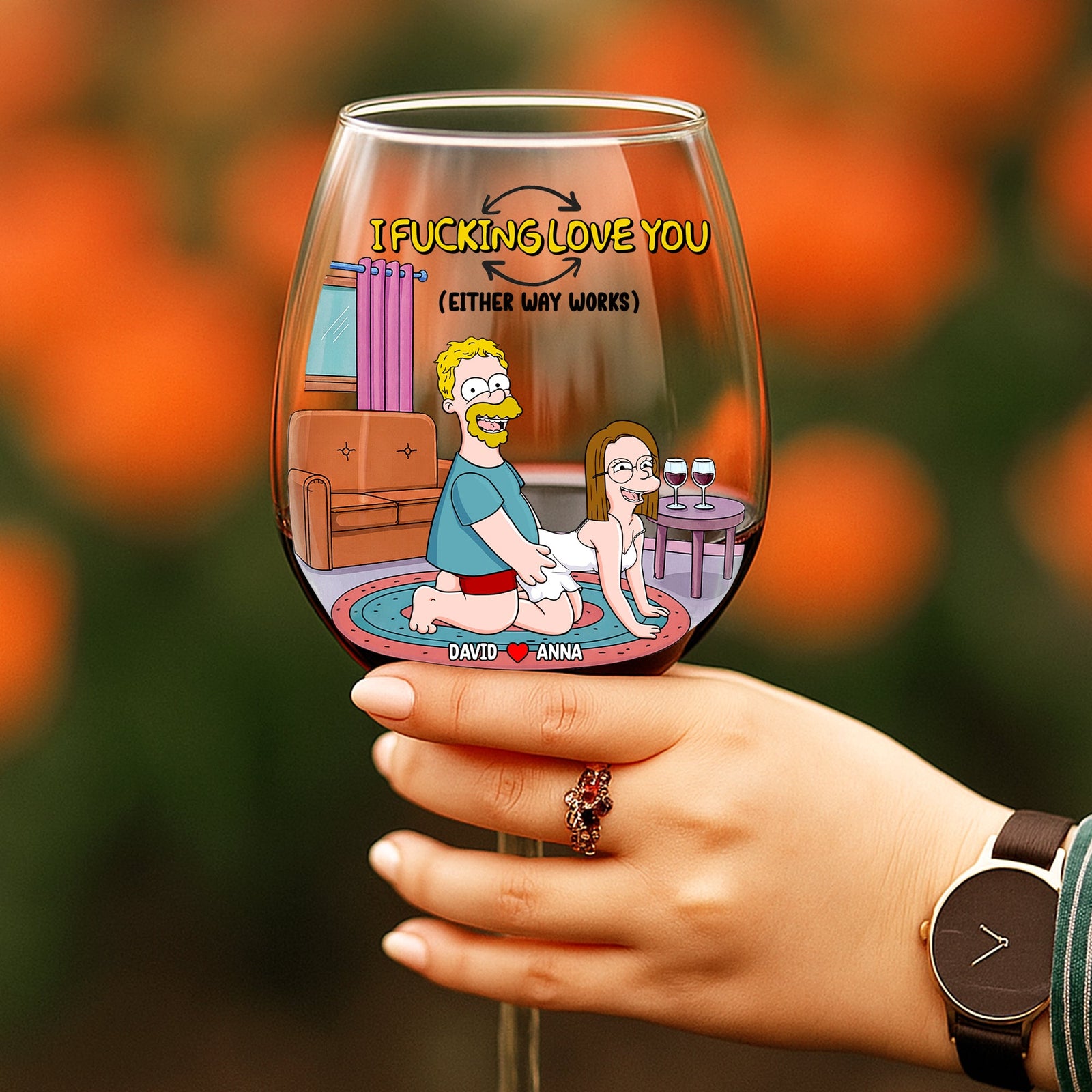 Personalized Funny Gifts For Couple Wine Glass 02tgtn150825