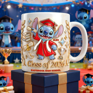 Lovely Alien Celebrate Graduation Coffee Mug - Personalized Gifts For Graduates 03nadt210426