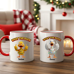 Funny Holiday Duck Coffee Mug – Personalized Gifts For Duck Lovers 03namg031125