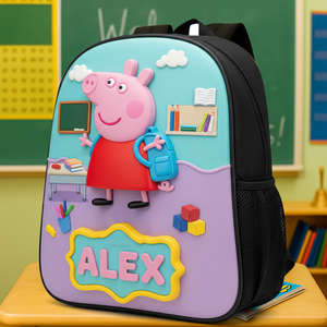 Cute Cartoon Character Backpack - Personalized Gifts For Kids Back To School 05QHLU040825