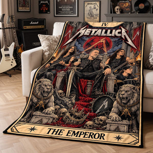 Metallica Rock Emperor Tarot Blanket - Personalized Gifts For Music Lovers 05hutn291026