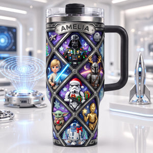 Cosmic Character Christmas Tumbler - Personalized Gifts 05palu241026