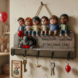 Scary Homeschool Key Hanger - Personalized Funny Gifts 02pamg230126