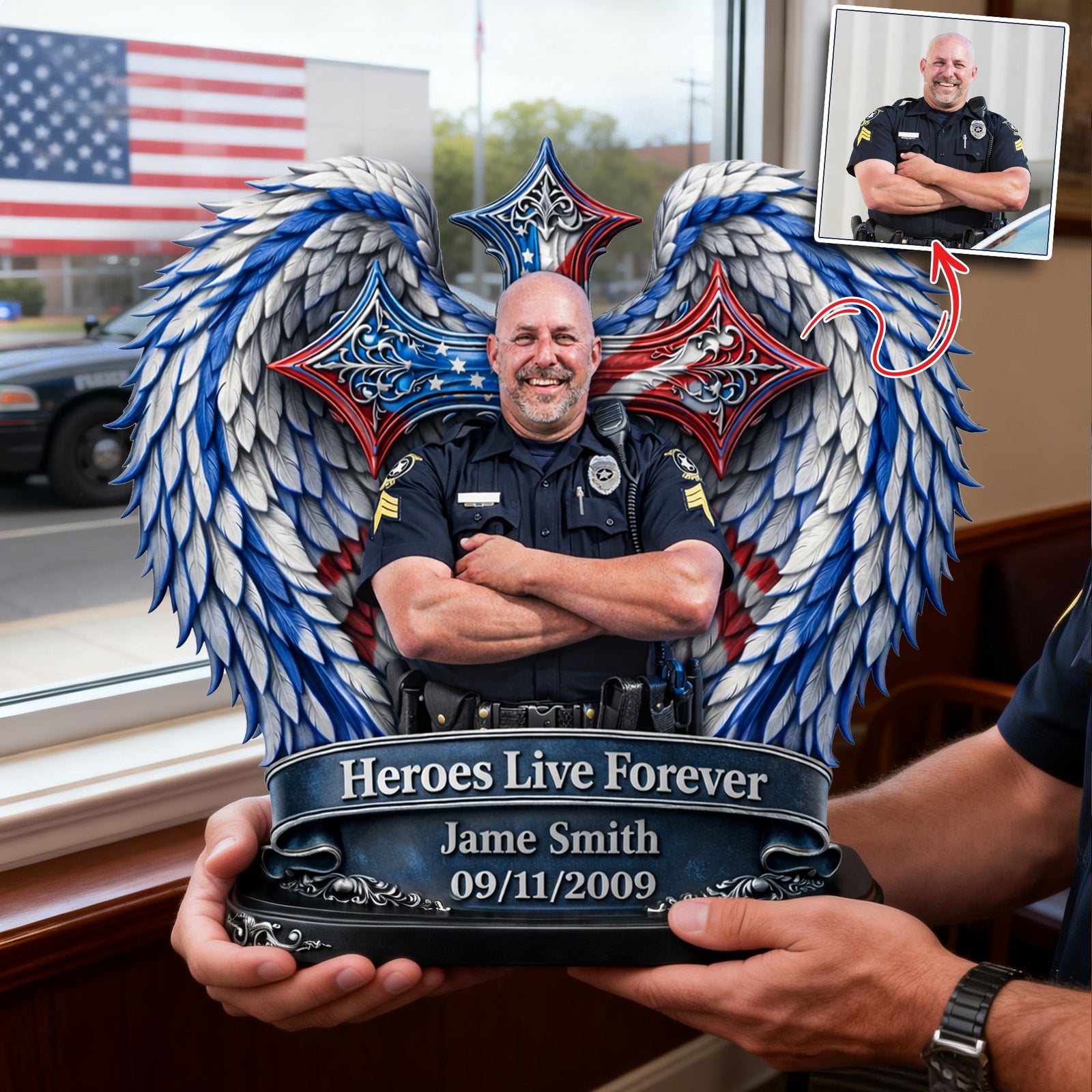 Always Remembered Office Workers Plaque - Personalized Memorial Gift For Office Workers 02HULU300126