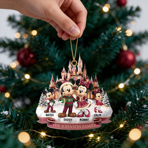 Cozy Christmas Family Ornament - Personalized Gifts For Family Christmas Ornament 02TODT030926